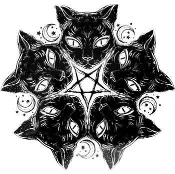 Odstranitelné tetování Tattoo Sticker - Cats