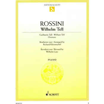 ROSSINI: WILHELM TELL - Overture / sólo klavír