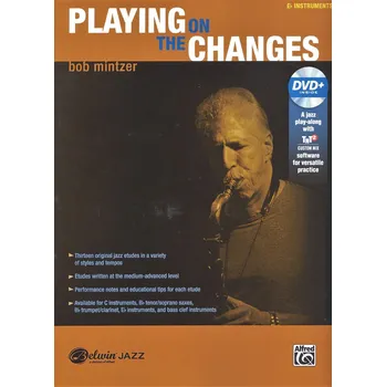 Playing on the Changes by Bob Mintzer + DVD / Eb instruments
