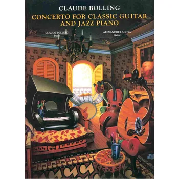 Concerto for Classical Guitar & Jazz Piano by Claude Bolling - SET (guitar,piano,bass,drums)