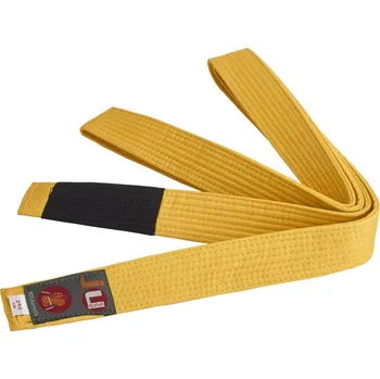 Bojový sport JU-SPORTS BRAZILIAN JIU JITSU dětský pás žlutý Barva: BJJ žlutá, Délka: 220