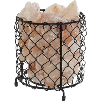 Lampička Stolní solná lampa "BASKET" 17x17x23cm
