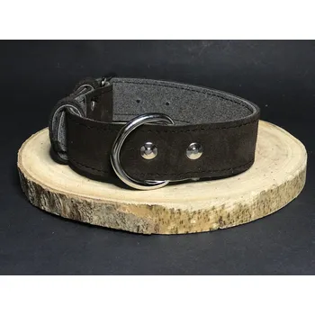 Obojek pro psa Palkar obojek z velurové kůže pro psy 45 cm x 30 mm hnědá (Palkar obojek z velurové kůže pro psy 45 cm x 30 mm hnědá)