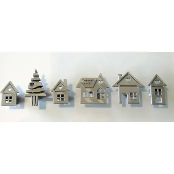 Výtvarná sada Velká sada razidel DOMKY 869 ( 6 kusů v sadě )