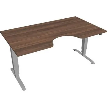 Psací stůl Stůl Ergo MS 3 1600, elektricky stavitelný, 160 cm, ořech