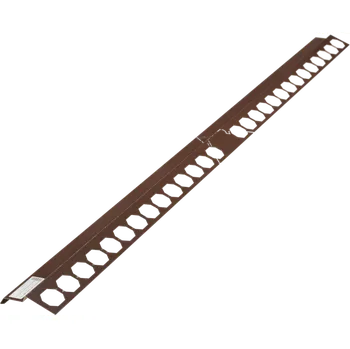 Stavební profil Hasoft Balkonový profil rohový 1 x 1 m hnědý