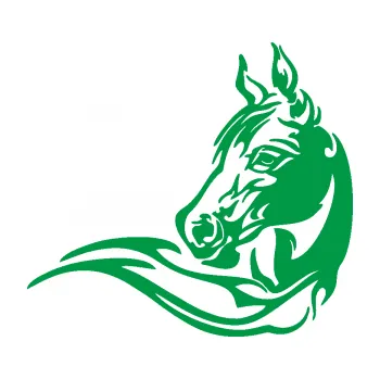 Samolepící dekorace Kůň 085 levá (12 - zelená) SAMOLEPKA NA AUTO, NÁLEPKA, FÓLIE, POLEP, TUNING, VLASTNÍ TEXT, TISK, AUTOSAMOLEPKY.cz, POLEPY, OBRÁZEK, LOGO, 3D STICKERS