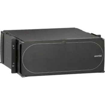 Racková skříň 5R4UM-F15 Optická vana Leviton 1000i SDX 4RU pro max. 15 SDX adaptérů/SDX kazet -horizontálně, černá