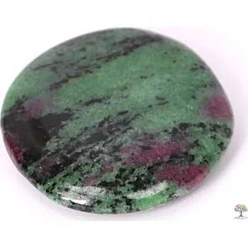 Drahý kámen Magieprirody.cz Hmatka Zoisit s Rubínem 45 - 50 mm placička #25