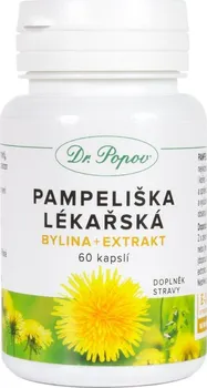 Přírodní produkt Dr. Popov Pampeliška lékařská extrakt 60 cps. 