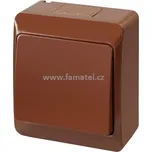 FAMATEL 5331-06 GALATEA Přepínač střídavý č.6 IP44 hnědá