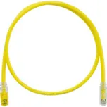 UTPKSP2MYL Klíčovaný propojovací kabel RJ45/RJ45, U/UTP, kat. 6, 2m, žlutý