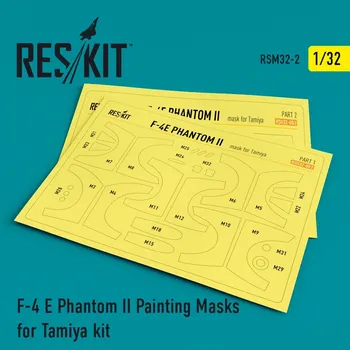 Plastikový model Reskit 1/32 F-4 E Phantom II Painting Masks (TAM)