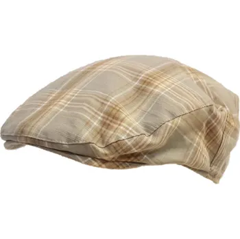 Kšiltovka Čepice DC Driver brown plaid S/M