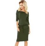 Glara Pohodlné úpletové šaty s kapsami 690088