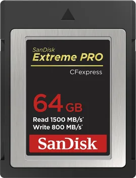 paměťová karta SanDisk CFExpress Extreme Pro B 64 GB (SDCFE-064G-GN4NN)