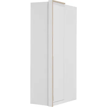 Šatní skříň Skříň rohová dub premium/bílá KALIOPE