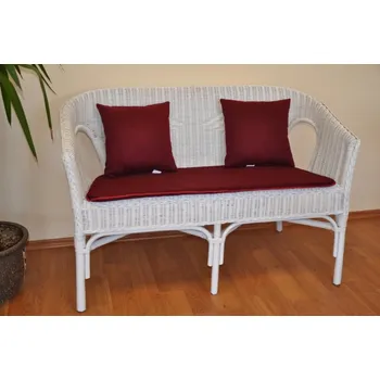 Podsedák Axin Trading s.r.o. Polstr na lavici Fabion vínový s polštářky Axin Trading s.r.o.