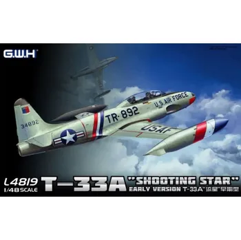 Plastikový model Great Wall Hobby 1/48 T-33A "Shooting Star" Early Version T-33A
