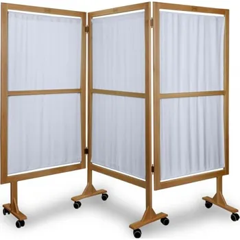 Paraván PARAVÁN ZDRAVOTNICKÝ - ZÁSTĚNA DŘEVĚNÁ III Barva: Šedá