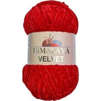 Příze Příze Velvet 90018 – Červená