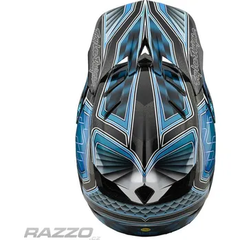 Náhradní kšilt helmy TroyLeeDesigns D4 Composite Low Rider Teal Visor