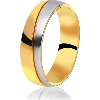 Souprava šperků MPM Snubní ocelový prsten z chirurgické oceli Wedding ring 70131 B - size 62