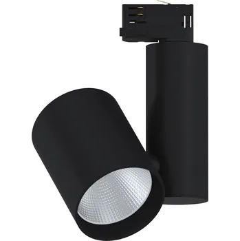 Paulmann 91342 ProRail3 Zeuz, černý reflektor, 33W LED 3000K 60° stmívatelný, výška 24,1cm