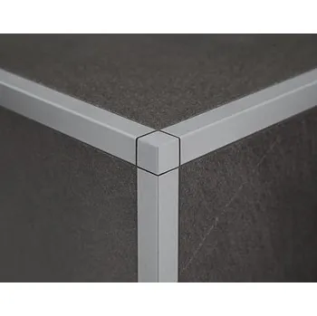 Stavební profil ZQBN/8/EI - ukončení profilu, hliník stříbro leštěné 88943