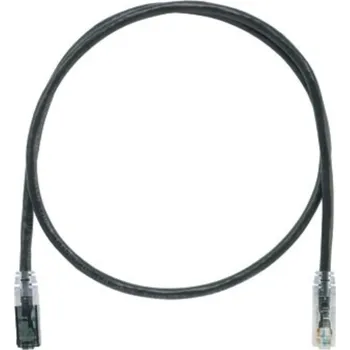 Síťový kabel UTPKSP5MBL Klíčovaný propojovací kabel RJ45/RJ45, U/UTP, kat. 6, 5m, černý
