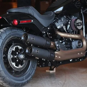 Výfuk pro motocykl Koncovky výfuku SS pro HARLEY DAVIDSON FXFB 1750 ABS Softail Fat Bob 107 2018-2021 Homologované (EC Homologace)