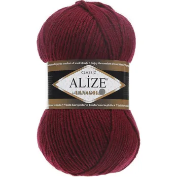 Galanterie Alize Lanagold classic 57 vínová