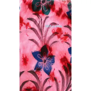 Dámské šaty Dámské plážové batikované šaty malované Květinové - Světle červená