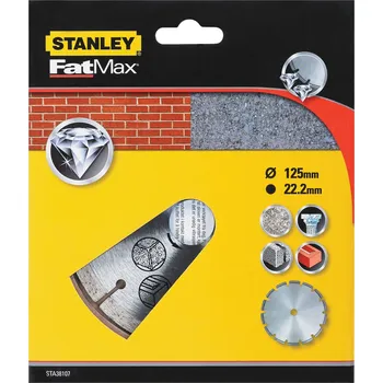 Řezný kotouč Diamantový kotouč na beton segmentový 125mm Stanley FatMax STA38107