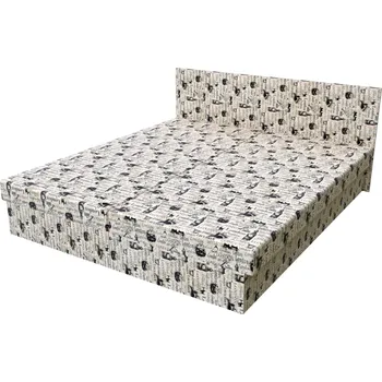 Postel Dvoupostel Londýn 195 × 170 cm lamelová