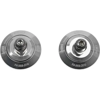 Helma na motorku Arai Arai FHR šrouby pro HANS® systém Stříbrná