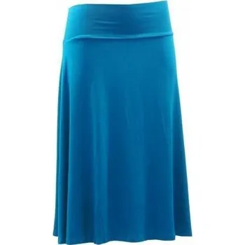 Dámské oblečení Jednobarevná středně dlouhá sukně Elena - více barev - Fialová