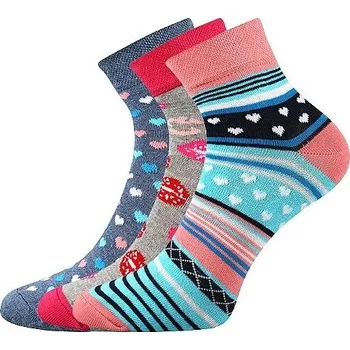 Pánské ponožky JANA dámské barevné ponožky - MIX 51 (Boma ponožky Jana 51)