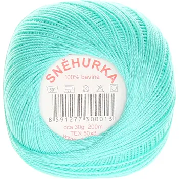 Příze Niťárna Česká Třebová Sněhurka mentolová 57324