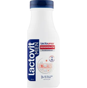 Sprchový gel Lactovit Men Lactourea 3v1 regenerační sprchový gel 300 ml