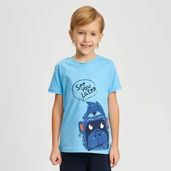 Chlapecké triko - WINKIKI WKB 11003, světle modrá Barva: Modrá světle, Velikost: 116