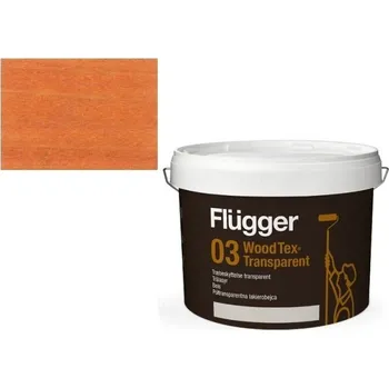 Lak na dřevo Flügger Wood Tex Aqua 03 Transparent (dříve 95 Aqua) -lazurovací lak - 0,75L odstín 011 pinie