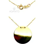 Zlatý náhrdelník placka