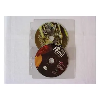 Závěsný obal A5 se 2 kapsami na CD, PVC