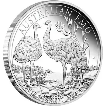 Stříbrná mince 1 Oz Australian Emu 2019 PROOF