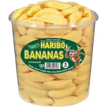 Haribo Bananas 150 ks Bonbon Haribo Bananas 150 ks