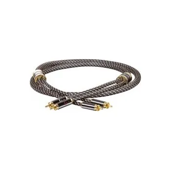 Příslušenství ke zvukové technice Signálový kabel:Dynavox Black Line Stereo / RCA / 1,0m