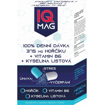 Naturprodukt IQ Mag Hořčík 375 mg + B6 + kyselina listová