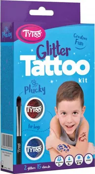 Odstranitelné tetování TyToo Plucky dětské tetování se třpytkami 15 ks
