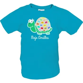 Dívčí tričko Tričko s potiskem Želva Amálka dětské